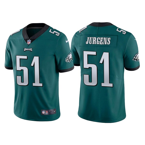 Men's Green Philadelphia Eagles #51 Cameron Jurgens Vapor Untouchable Limited Stitched Jersey